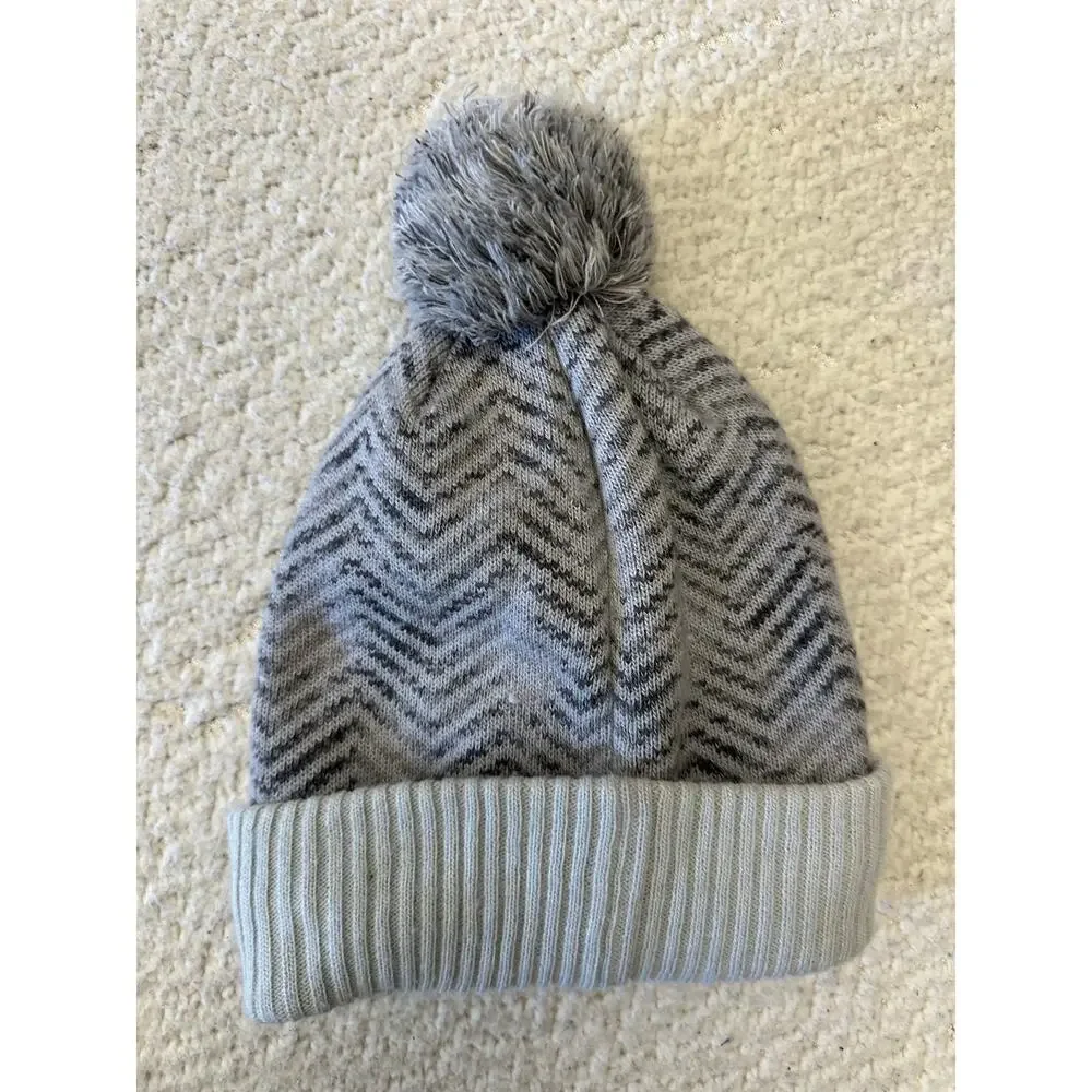 The North Face Youth Chevron Pom Beanie One Size